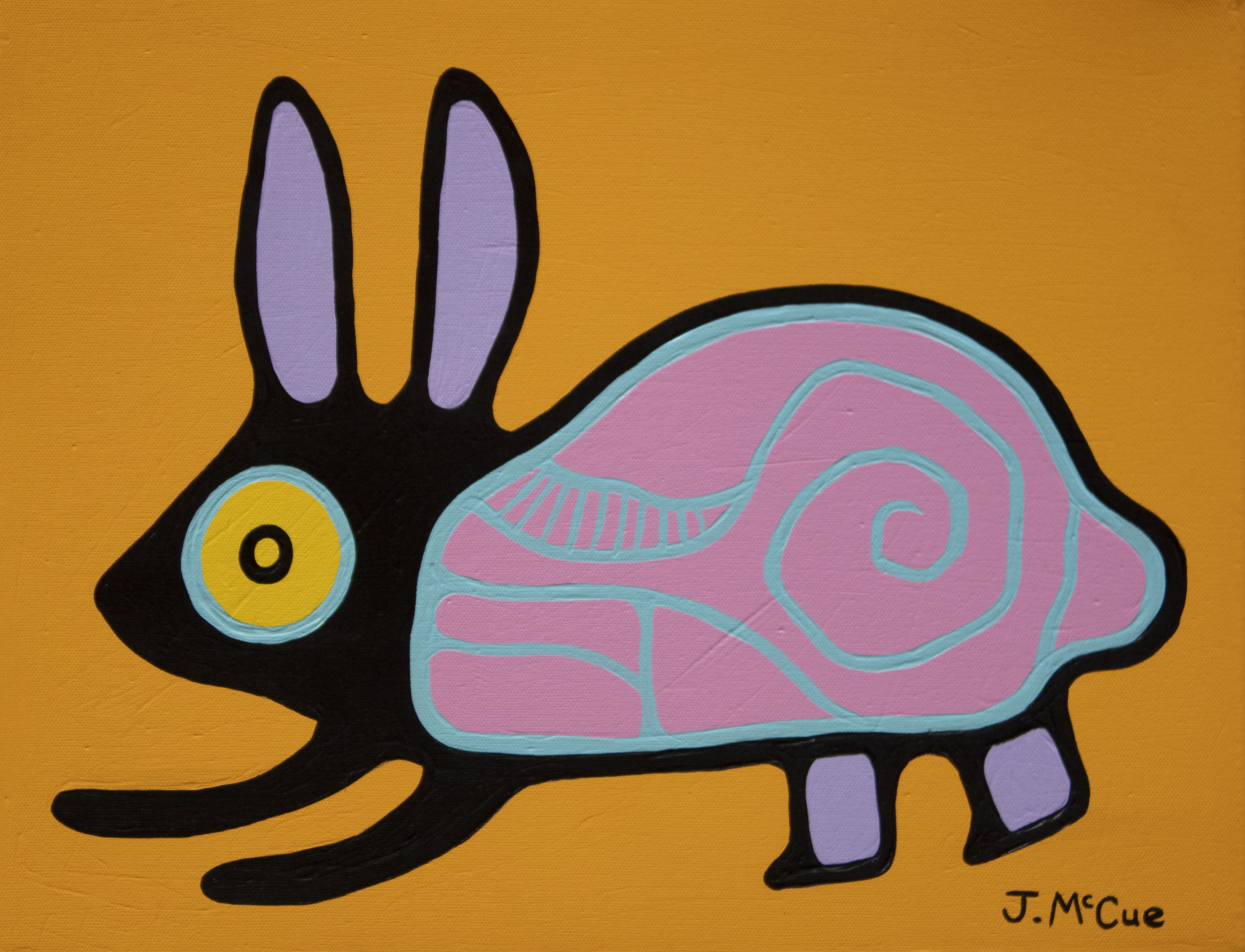 “Bunny” Acrylic on canvas 14” x 18” stretched