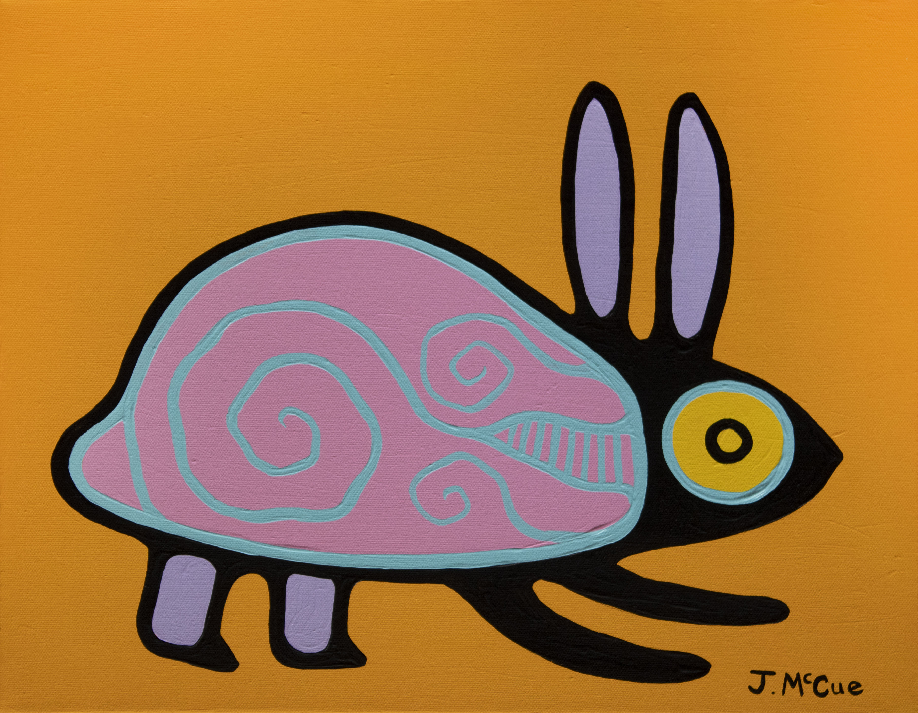 “Bunny” Acrylic on canvas 14” x 18” stretched