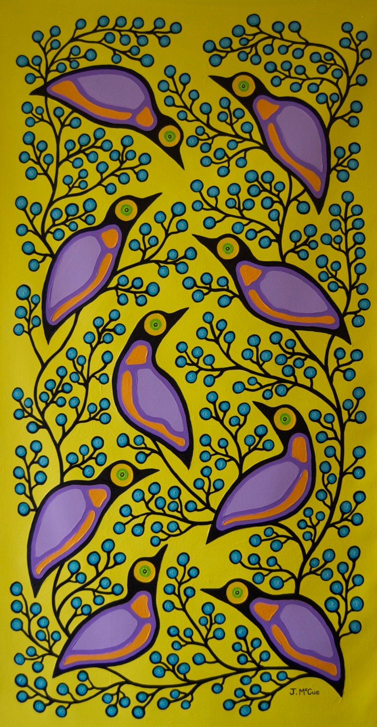 Starlings-and-blueberries